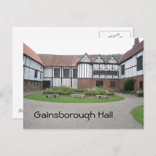 Gainsborough Hall Postkarte (Vorne/Hinten)