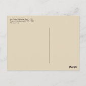 Gainsborough Malerei von Anmut Dalrymple Elliott Postkarte (Rückseite)