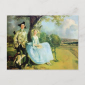 Gainsborough, Mr. and Mrs. Andrews, Postkarte (Vorderseite)