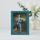 Gainsborough - The Blue Boy, Postkarte (Stehend Vorderseite)