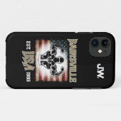 Gainsville USA Double Biceps Pose Bodybuilder Case-Mate iPhone Hülle (Rückseite (Horizontal))