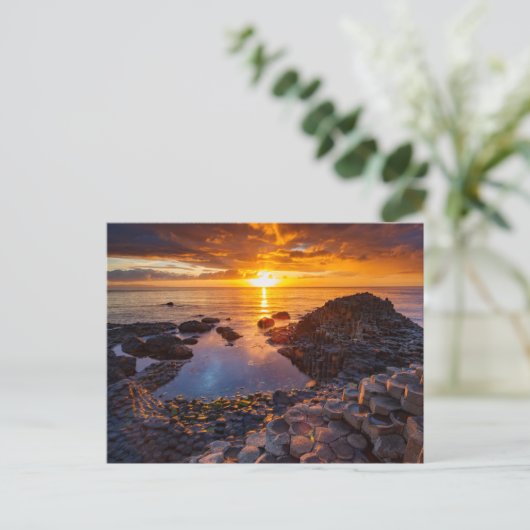 Gaint´s Causeway in Irland Postkarte (Stehend Vorderseite)