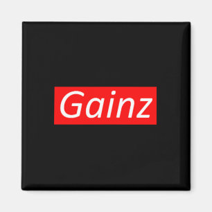 Gainz Bodybuilding Sport Fitness Geschenk Männer F Magnet