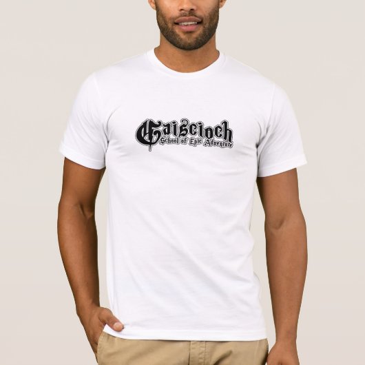 Gaiscioch Schule des epischen Abenteuers T-Shirt (Vorderseite)
