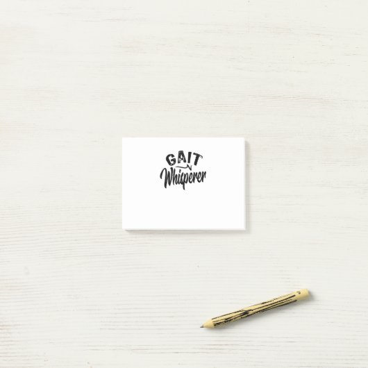 Gait Whisperer Post-it Klebezettel (Auf Schreibtisch)