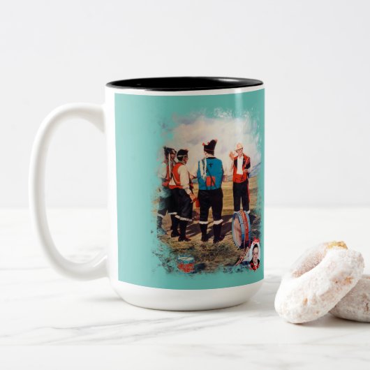 Gaiteros Zweifarbige Tasse (Mit Donut)