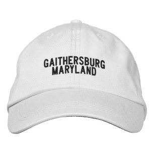Gaithersburg Maryland Mütze Bestickte Baseballkappe