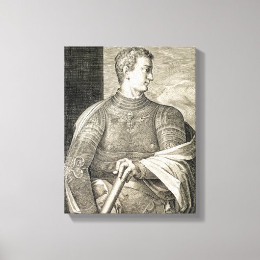 Gaius Caesar 'Caligula' (12-41 n.Chr.) Kaiser von Leinwanddruck (Vorderseite)