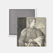 Gaius Caesar 'Caligula' (12-41 n.Chr.) Kaiser von  Magnet (Vorderseite/Rückseite)
