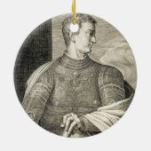 Gaius Caesar "Caligula" (ANZEIGE 12-41) Kaiser von Keramik Ornament (Hinten)