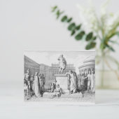 Gaius Gracchus weinte vor dem Vater Postkarte (Stehend Vorderseite)