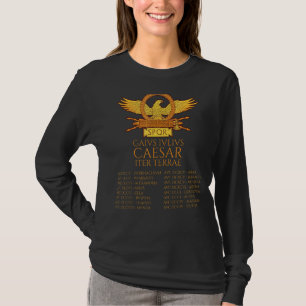 Gaius Iulius Caesar Iter Terrae Ancient Rome SPQ T-Shirt