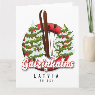 Gaiziņkalns Latvia ski logo Karte