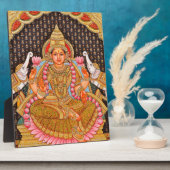 GAJA LAKSHMI INTRICATE TANJORE MALERIERUNG {SÜDIND FOTOPLATTE (Seite)