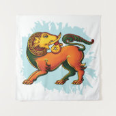 Gajasinha – Mythical Guardian of Strength Wandteppich (Vorderseite)