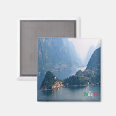 GAL010 BELLAGIO, LAKE COMO, Italien, Kühlschrank Magnet (Vorderseite/Rückseite)