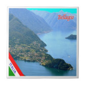 GAL016 BELLAGIO, Comer See, Italien, Fliese (Vorderseite)