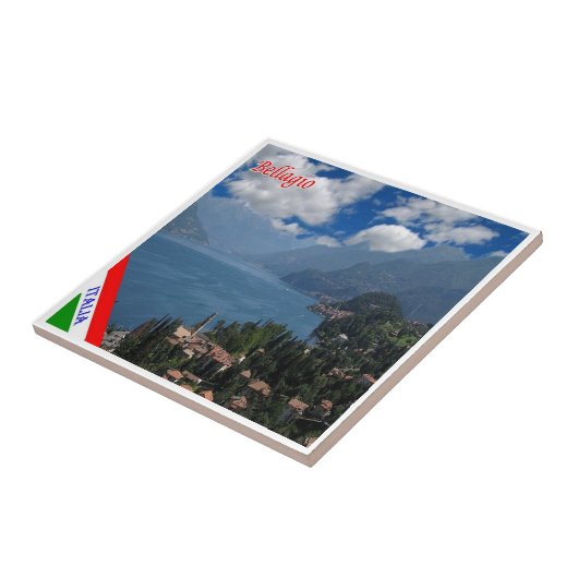 GAL017 BELLAGIO, Comer See, Italien, Fliese (Seite)
