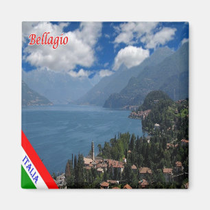 GAL017 BELLAGIO, Comer See, Italien, Kühlschrank Magnet