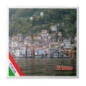 GAL021 BRIENNO, Comer See, Italien, Fliese (Vorderseite)