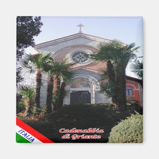 GAL022 CADENABBIA DI GRIANTE, Comer See, Kühlschra Magnet (Vorne)