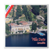 GAL027 CERNOBBIO, Comer See, Italien, Fliese (Vorderseite)