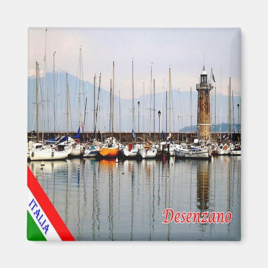GAL034 DESENZANO, Gardasee, Italien, Kühlschrank Magnet (Vorne)