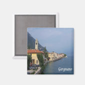 GAL041 GARGNANO Gardasee, Italien, Kühlschrank Magnet (Vorderseite/Rückseite)