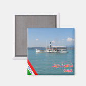 GAL060 LAKE GARDA, Boat, Italien, Magnet (Vorderseite/Rückseite)