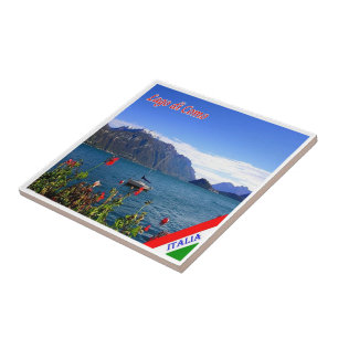 GAL061 LAKE COMO, View, Italien, Fliese