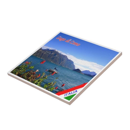 GAL061 LAKE COMO, View, Italien, Fliese (Seite)