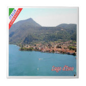GAL062 Lake Iseo View, Italien, Fliese (Vorderseite)