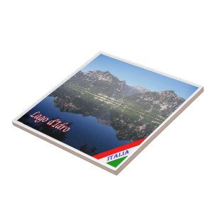 GAL070 LAKE IDRO, Panorama, Italien, Fliese