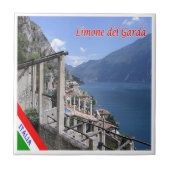 GAL079 LIMONE del GARDA, Italien, Fliese (Vorderseite)