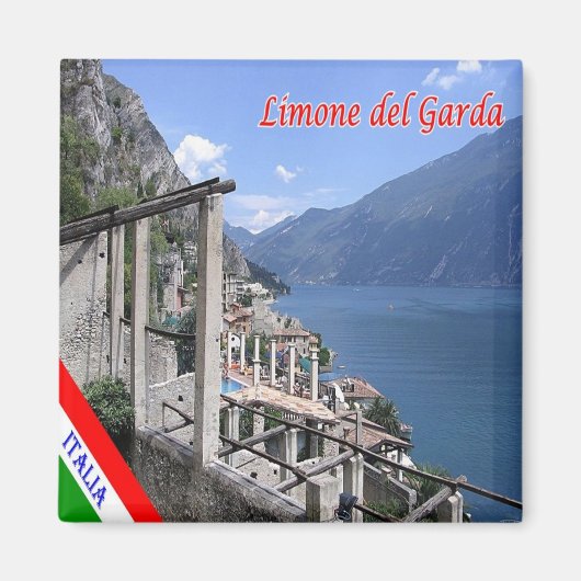 GAL079 LIMONE del GARDA, Italien, Kühlschrank Magnet (Vorne)