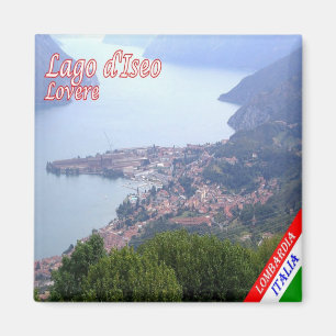 GAL082 LOVERE, Lake Iseo, Italien, Kühlschrank Magnet