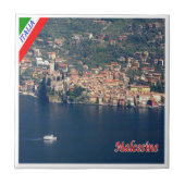 GAL084 MALCESINE, Gardasee, Italien, Fliese (Vorderseite)