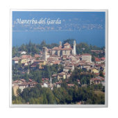 GAL086 MANERBA del GARDA, Italien, Fliese (Vorderseite)