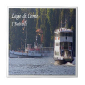 GAL100 LAKE COMO, Boote, Italien, Fliese (Vorderseite)
