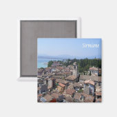GAL110 SIRMIONE, Gardasee, Italien, Kühlschrank Magnet (Vorderseite/Rückseite)