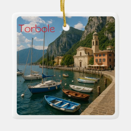 GAL120 TORBOLE, Gardasee, Italien, Keramikornament (Vorderseite)