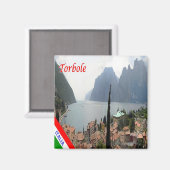 GAL120 TORBOLE, Gardasee, Italien, Kühlschrank Magnet (Vorderseite/Rückseite)