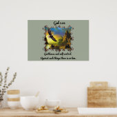 Gal 5:23 Ruhe und Kontrolle Poster (Küche)