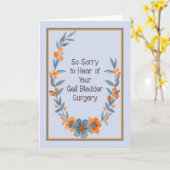 Gal Bladine Operation Get Well Card Karte (Gelbe Blume)