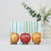 Gala Apples Postkarte (Stehend Vorderseite)