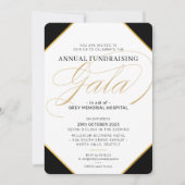 GALA BALL - RUNDGALA-BALL-Krawatte Einladung (Vorderseite)