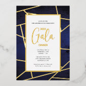 Gala Dinner Rodelbahn mit Aussicht Folieneinladung (Vorderseite)