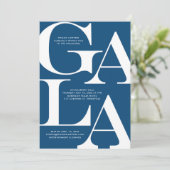Gala Einladung (Stehend Vorderseite)