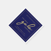 Gala Event Wohltätigkeit Fundraiser Wilhelm Tell Serviette (Ecke)