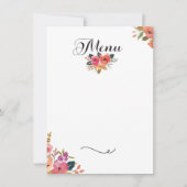 Gala-Menü Einladung (Vorderseite)